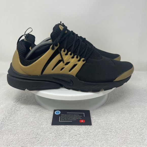 Nike Air Presto Essential Metallic Gold Shoes Men’s Size 11 848187-007 Sneakers - Picture 1 of 7